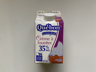 Lait Creme 35% 437ml Quebon