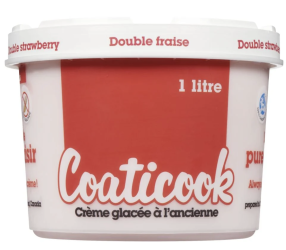 Creme Glacee Coaticook Fraise 1 L