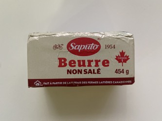 Beurre Non Sale Saputo 454g