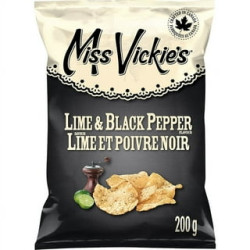 Miss Vickies Lime & Poivre Noir 200g
