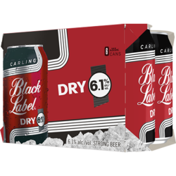 Black Label Dry 6 Can 355 Ml