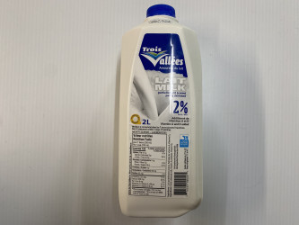 Lait Trois-vallees 2% 2 L