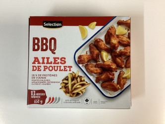 Aile De Poulets Bbq Sel. 650g