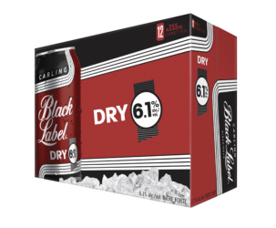 Black Label Dry 12 Can 355 Ml