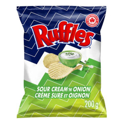 Ruffles Crème Sure Et Oignon 200g