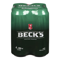 Becks 4 Pack 500ml