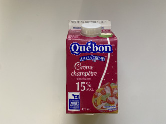 Creme A Cuisson Quebon 15% 473ml