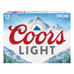 Coors Light 12 Can 355ml