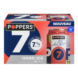 Poppers Hard Ice 6 Cans 355ml