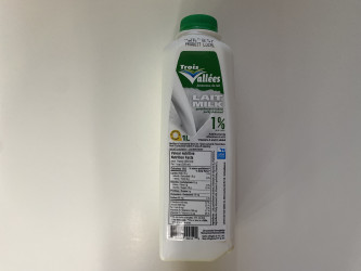 Lait Trois-vallees 1% 1 L
