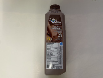 Lait Trois-vallees Chocolat 1 L