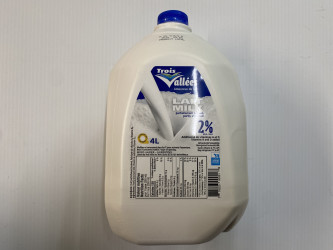 Lait Trois-vallees 2% 4l