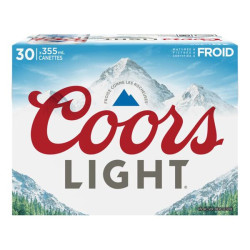 Coors Light 30 Can 355ml