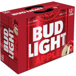 Bud Light Apple 12 Cans 355ml