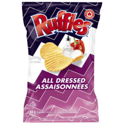Ruffles Assaisonnees 66g