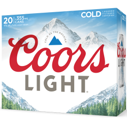 Coors Light 20 Can 355ml