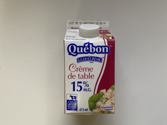 Creme De Table 15% 473ml